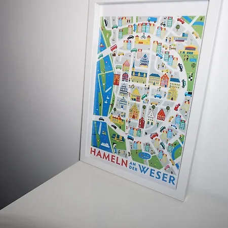 Haus Am Waldrand Uber Den Dachern Von Hameln * 하멜른
